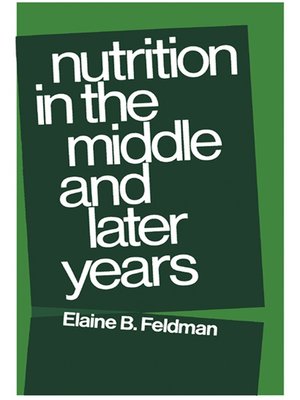 cover image of Nutrition in the Middle and Later Years